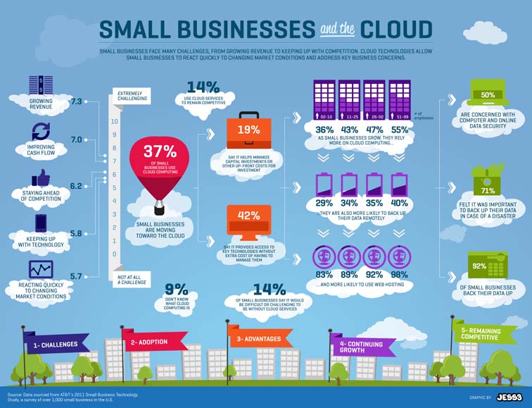 Small Business Survey Infographics 7102