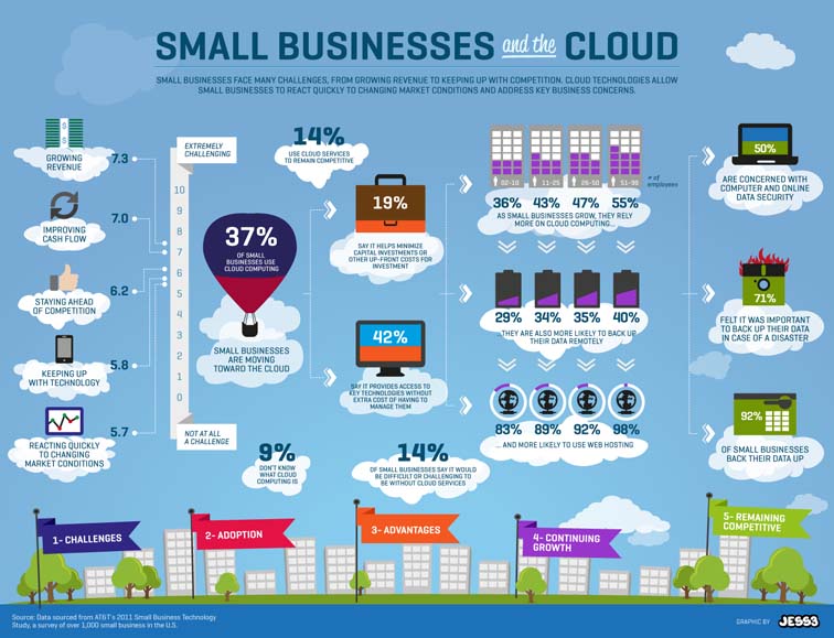 Small Business Survey Infographics 7103