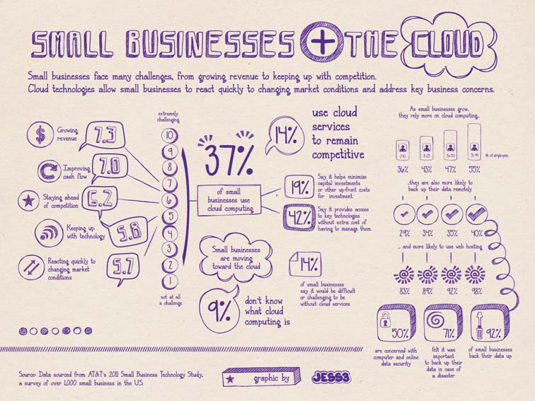 Small Business Survey Infographics 7104