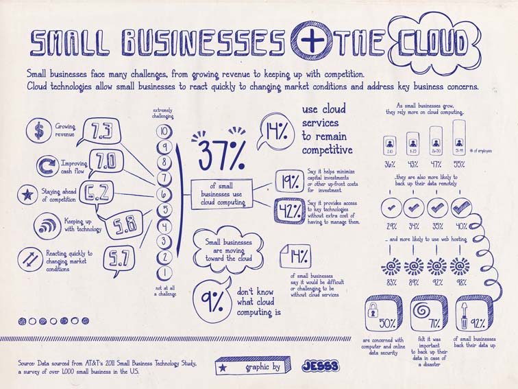 Small Business Survey Infographics 7105
