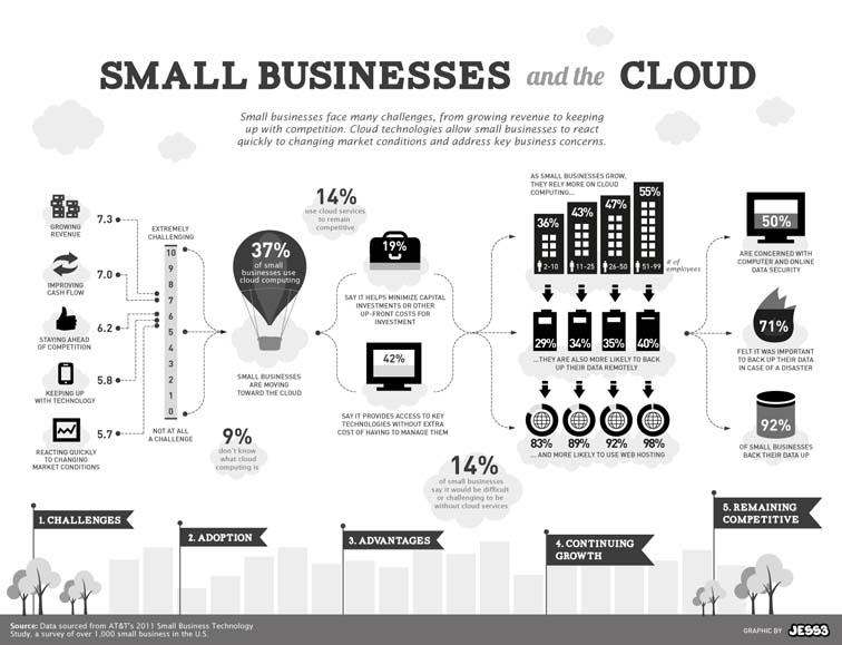 Small Business Survey Infographics 7098