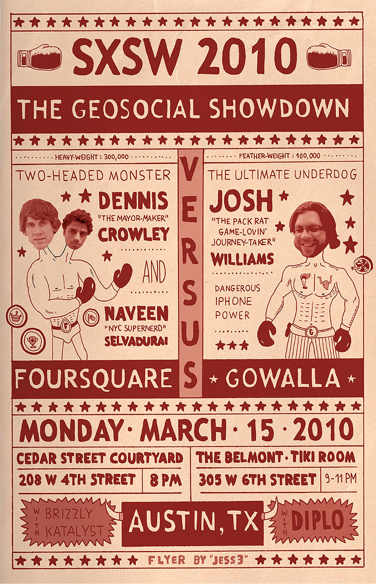 Foursquare vs. Gowalla Poster 95